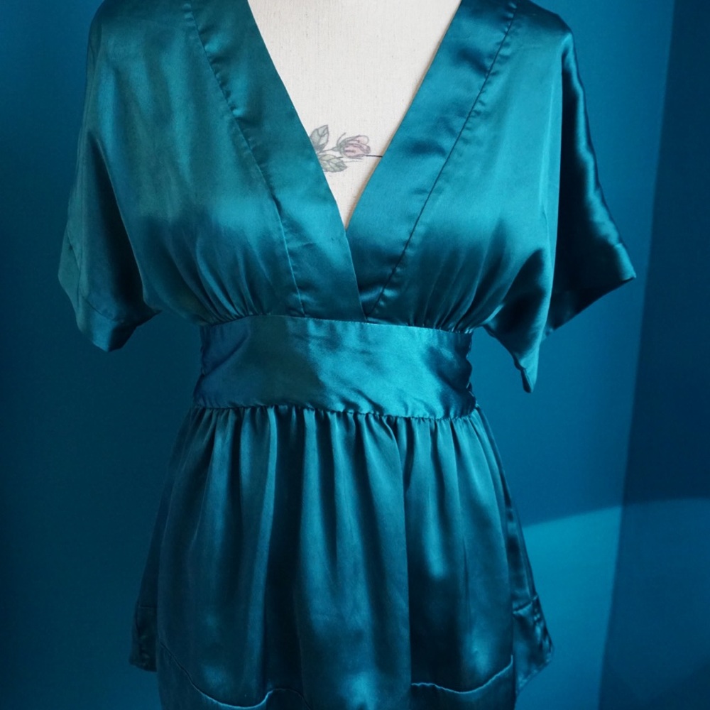 Turquoise Blouse